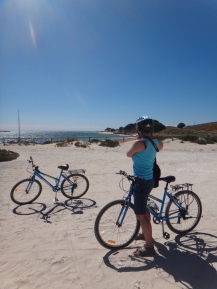 Biking around Rottnest Island just of the Western coast of Perth, Australia